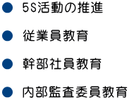 ハイソサポートが推進する5S活動と階層別教育